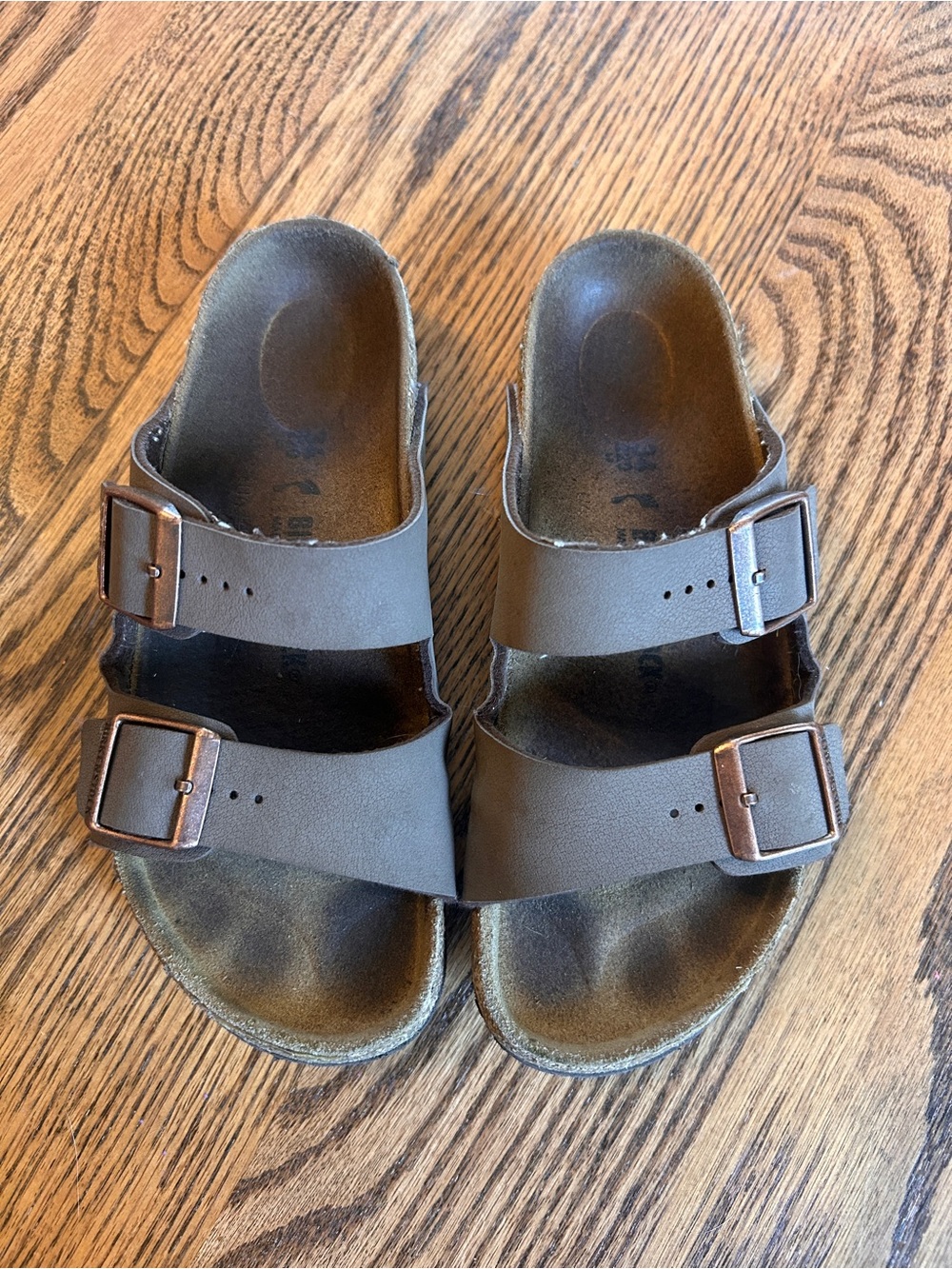 Birkenstock Arizona kids 34 in Dark Brown